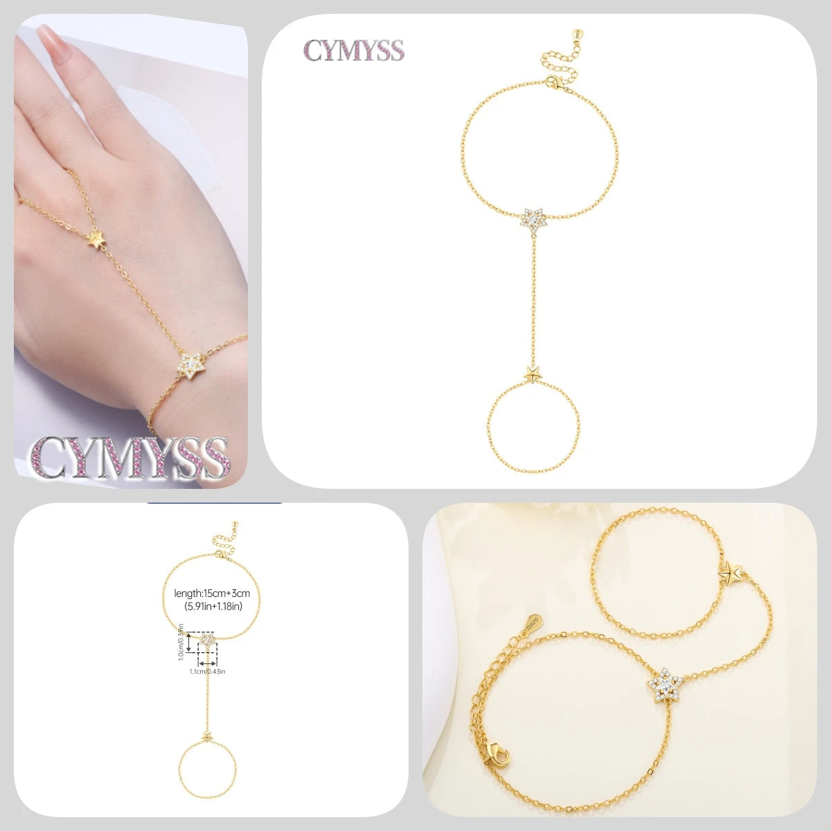 Original 925 Sterling Silver Zirconia Tennis Chain Bracelet for Women Adjustable Gold Color Hot Sale Ideal Birthday Party Gifts
