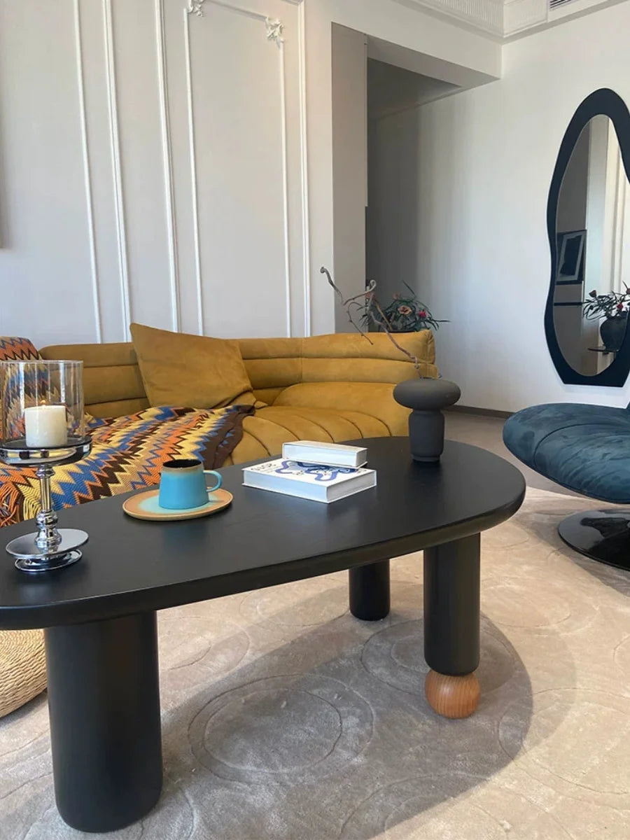Trendy Aesthetic Coffee Tables Elegant Unique Retro Design Coffee Tables Minimalist Trendy Table Basse Salon Furniture For Home