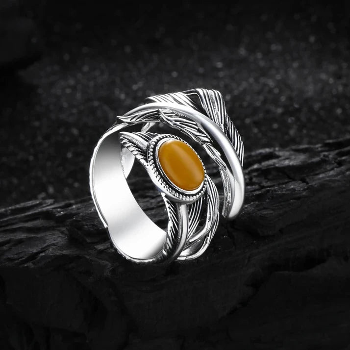 925 Sterling Silver Metal Flower Shell Geometric Rings For Women French Retro Romantic Open Thai