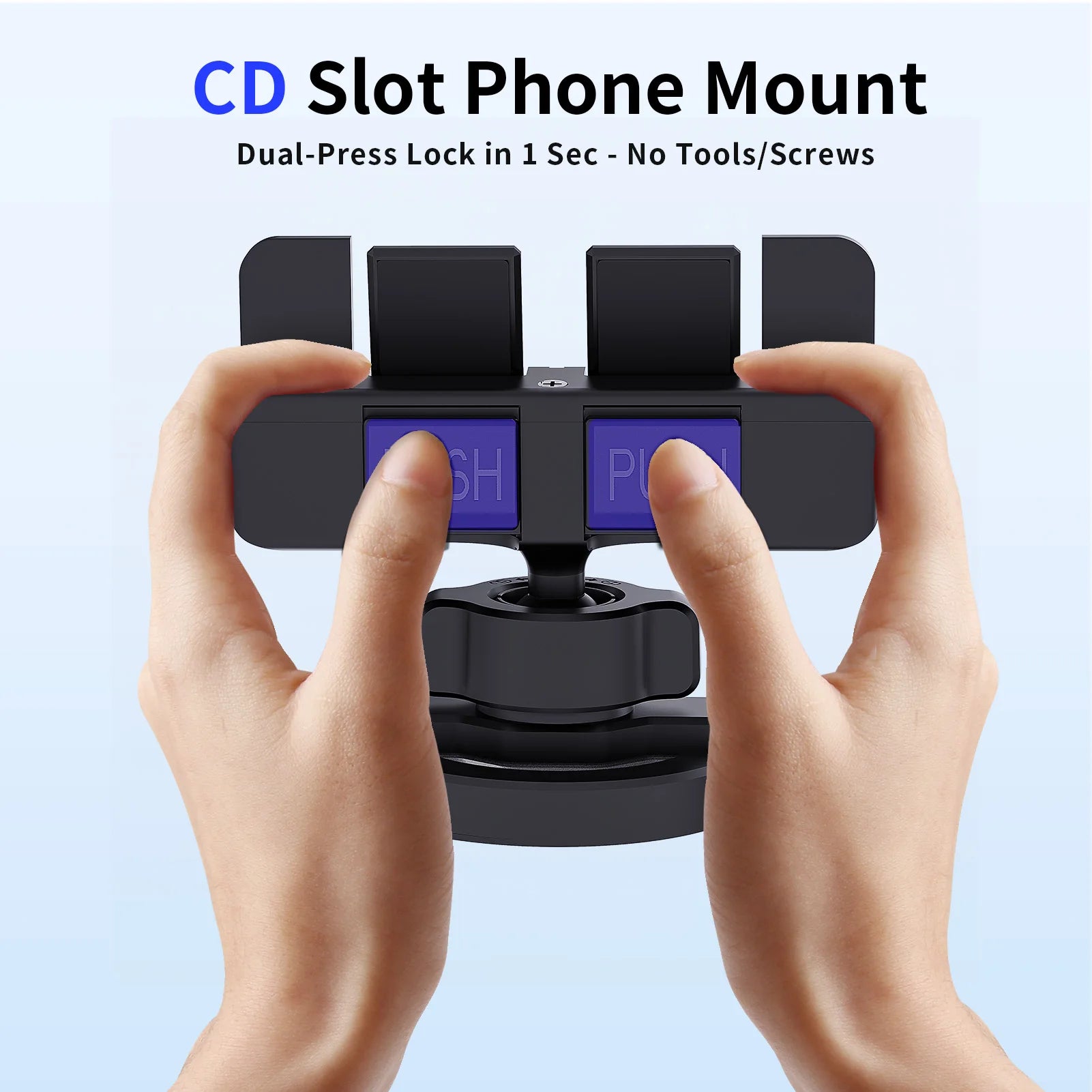 Car Mounted Magnetic Mobile Phone CD Slot Holder Smartphone Built-in 6 Powerful Magnets GPS Satellite Navigation for Iphone 16