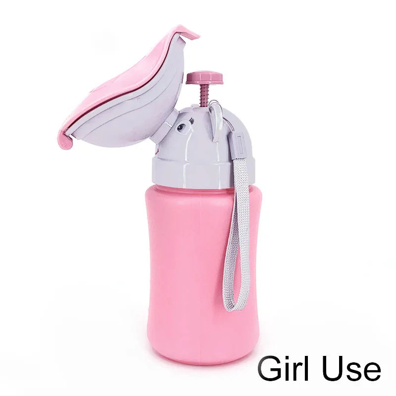 Emergency Portable Kids Urinal Outdoor Car Travel Shrinkable Toilet Pee Bottle 600/750ml Anti-leakage Boy Girl Training Potty