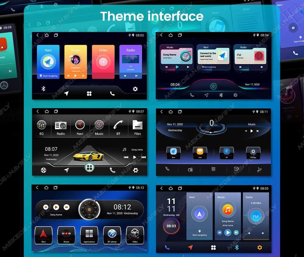 For MAZDA 2 Mazda2 2007-2014 Wireless CarPlay Android Auto Head Unit 2 Din Car Radio Stereo Navi Car multimedia player display