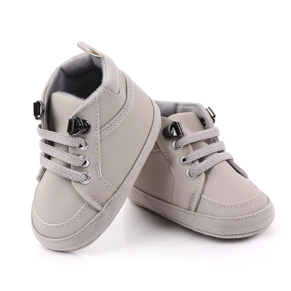 Baby Casual Shoes Ankle-covered Little Boots for 0-1 Years Toddler Boys Outdoor Prewalking