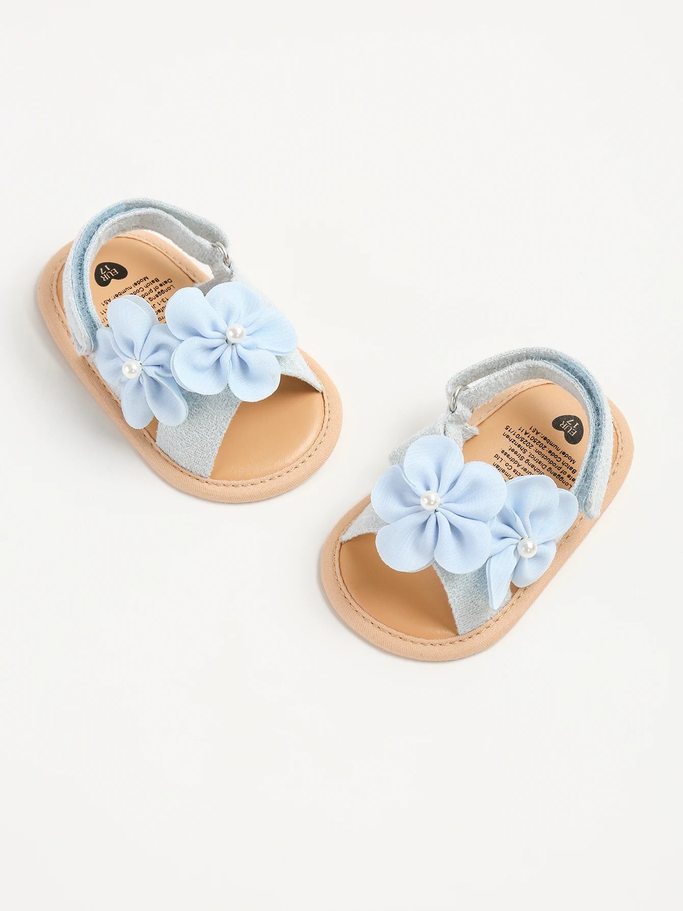 Baby Summer Sandals, PU Non-Slip Soles, Soft Flat Shoes for Infants, Suitable for Learning to Walk Indoors and Outdoors.