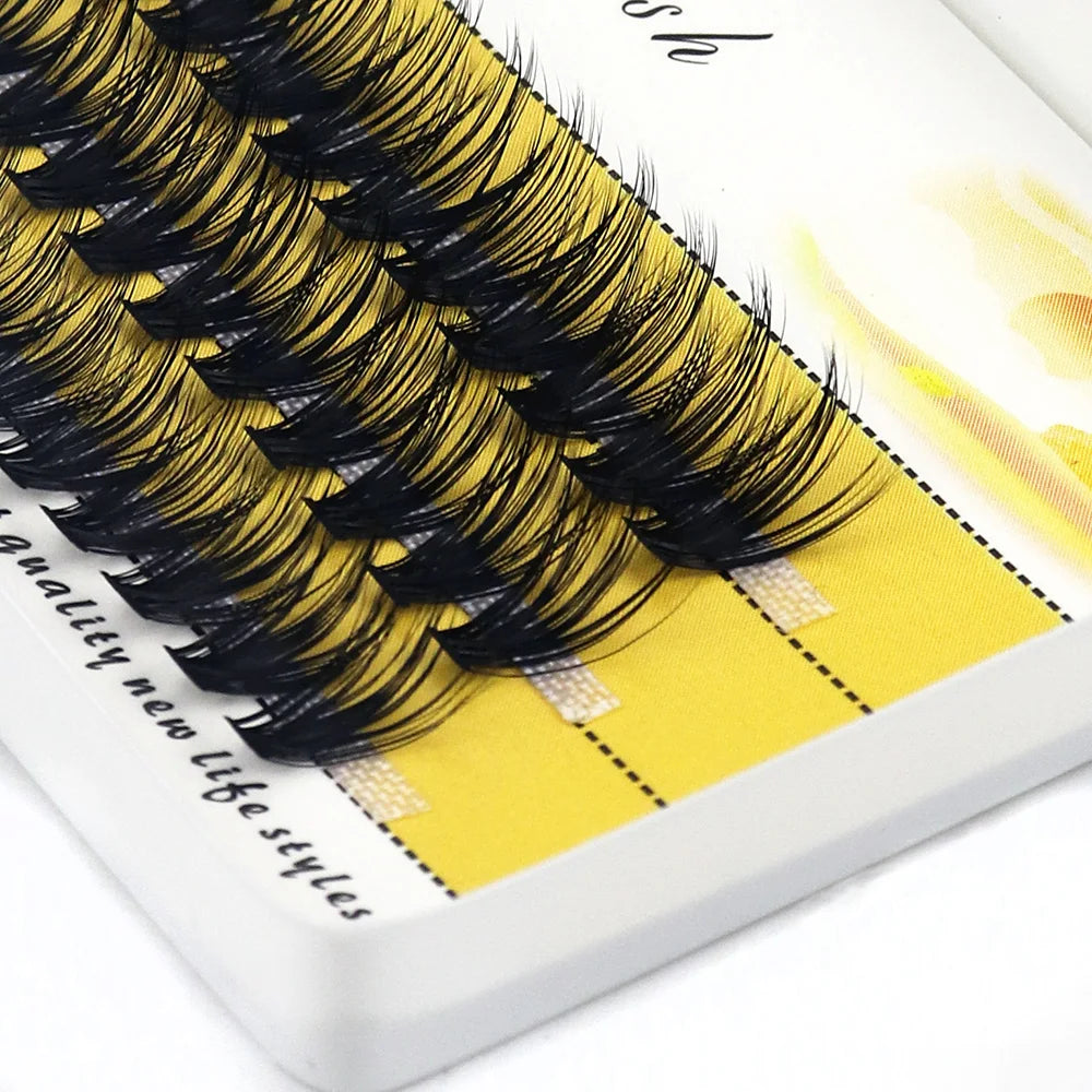 20D/30D Mink Eyelashes Cluster 1 Box/60 Bundles Russia Natural Lashes 3D Individual Eyelash Extension Lashes Makeup Wholesale