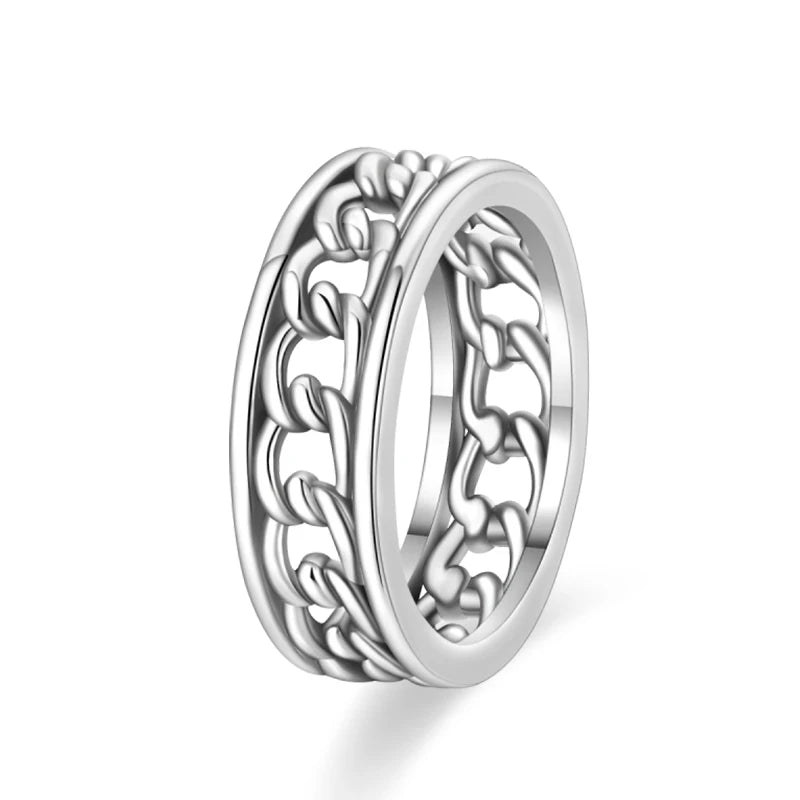 Rings For Women 925 Silver Size 6-9 Ocean Flower Sun Butterfly Heart Hollow Ring Fit For Engagement Weddings Fine Jewelry Gifts