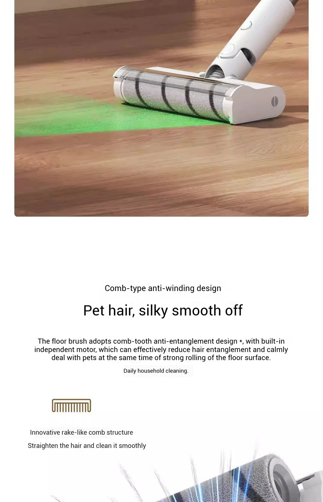 XIAOMI MIJIA Wireless Vacuum Cleaners 2 Dust Display Edition, 24kPa Suction, Maximum Battery Life 60 Min, Cordless Handheld Vacu