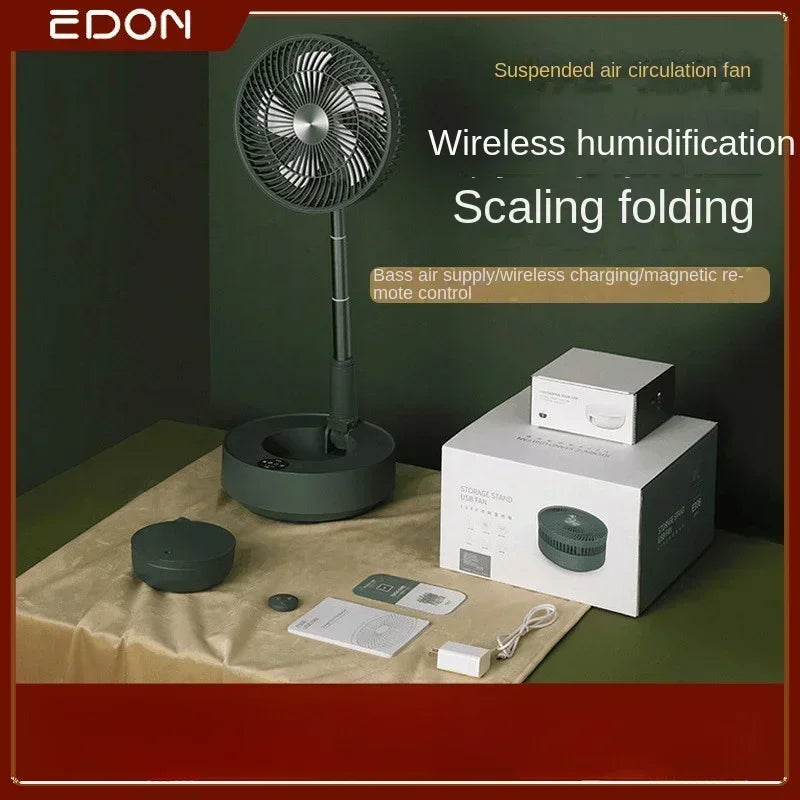36V/110V/220V  Small Home Appliance Suspended Floor Fan with Powerful Airflow and Adjustable Height AJ