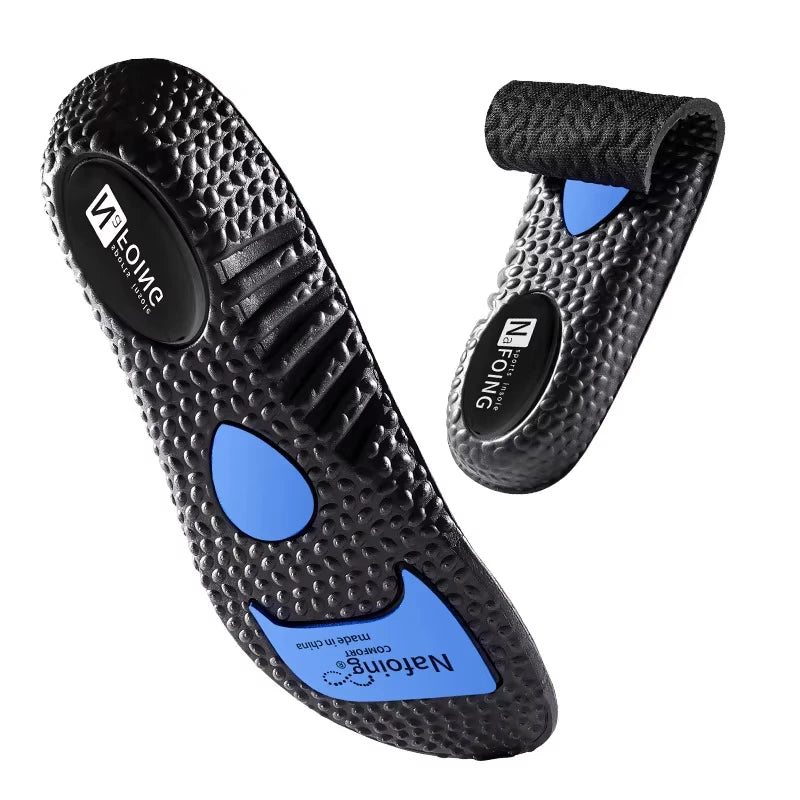 Sole Shock Absorption Deodorant Breathable Cushion Sport Insoles For Shoes Running Insoles For Feet Man Women Massage Care Pads