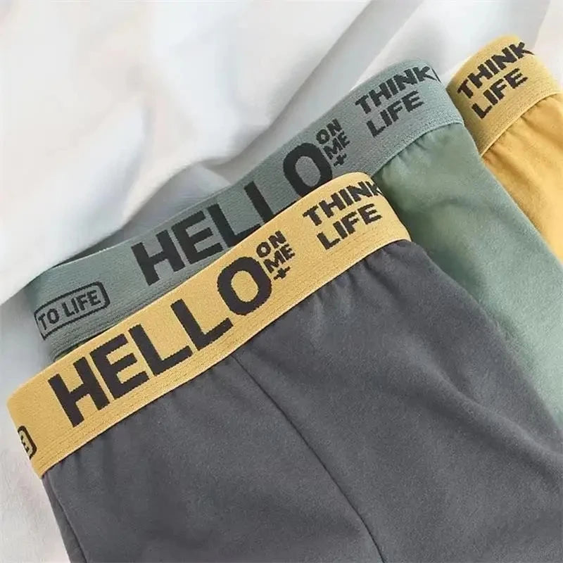 10Pcs Men's Boxer And Briefs Fashion Underwear High Stretch Boxer And Briefs Shorts Breathable Soft Men's Shorts Comfortable