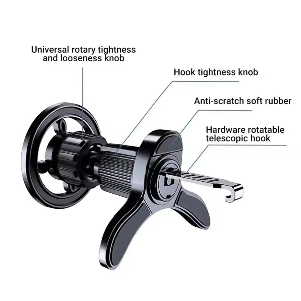 NEW Magnetic Car Phone Holder Stand Car Air Outlet Navigation Bracket For Magsafe Support GPS Mobile Bracket Auto Interior Decor