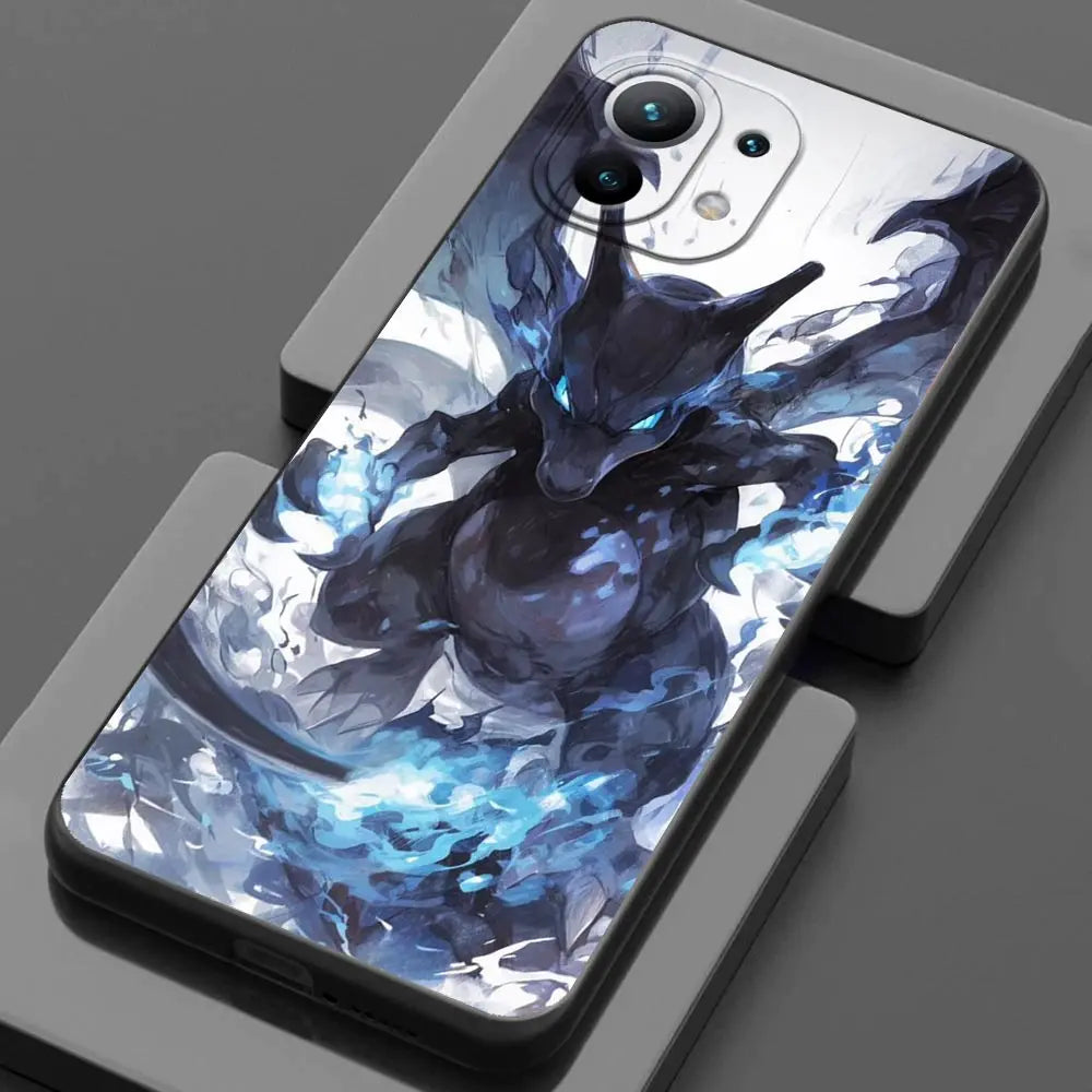 Pokemons Umbreons Gengars Draw For Xiaomi 15 Ultra 11T 12T 13T 14T Pro Phone Case POCO X7 M7 F7 Pro F5 F6 M6 X6 Bulbasaur Cover