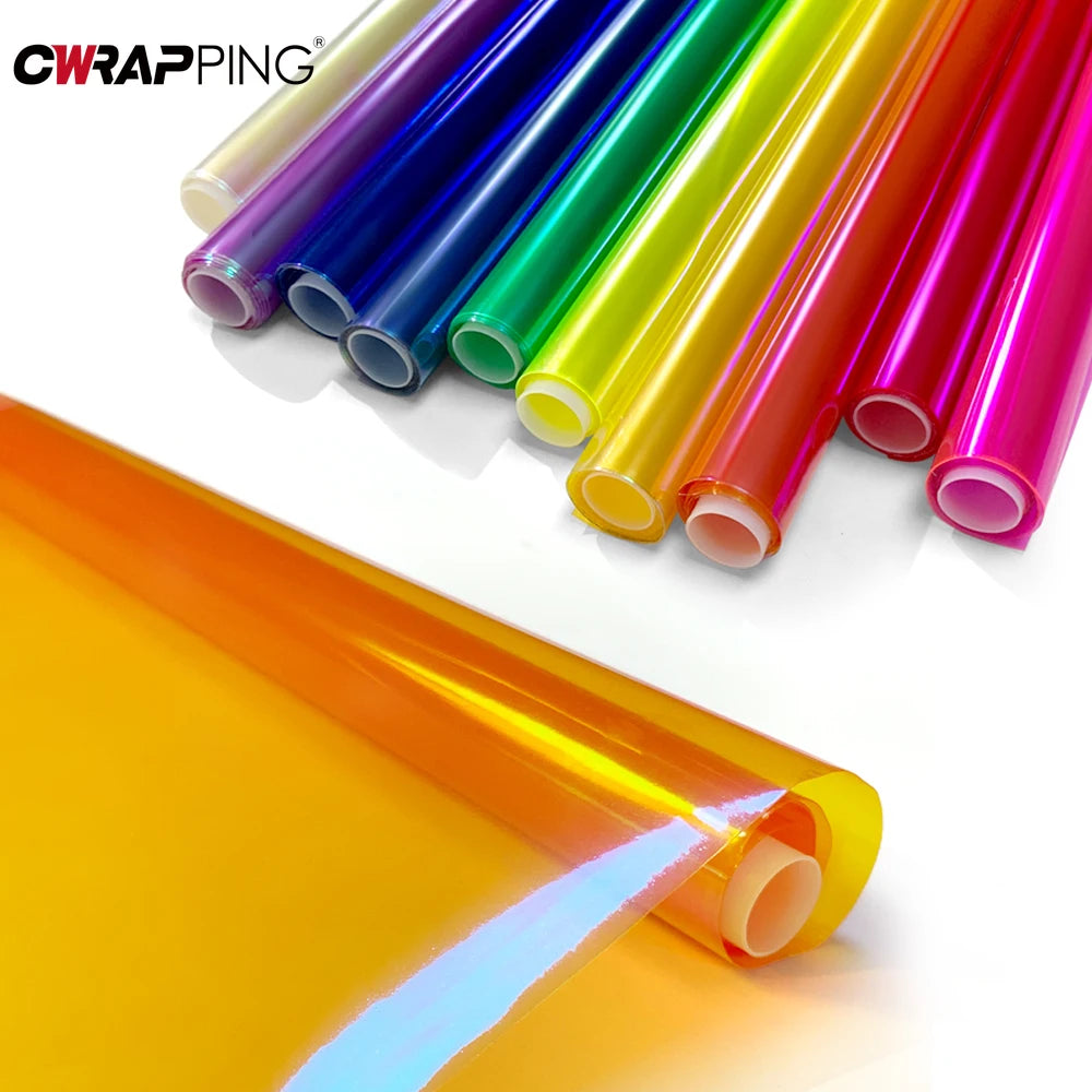 30X60cm Car Headlight Taillight Wrap Cover Smoke PVC Tint Film Foil Sticker Cover DIY Car Styling for Motorcycle Car Accessories