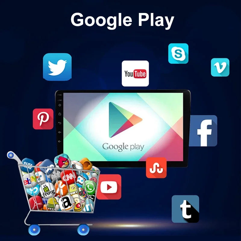 Car Stereo Radio Multimedia Player For Toyota Corolla E130 E120 2000 2001 2002 2003 2004 GPS Carplay Android Auto 2din Head Unit
