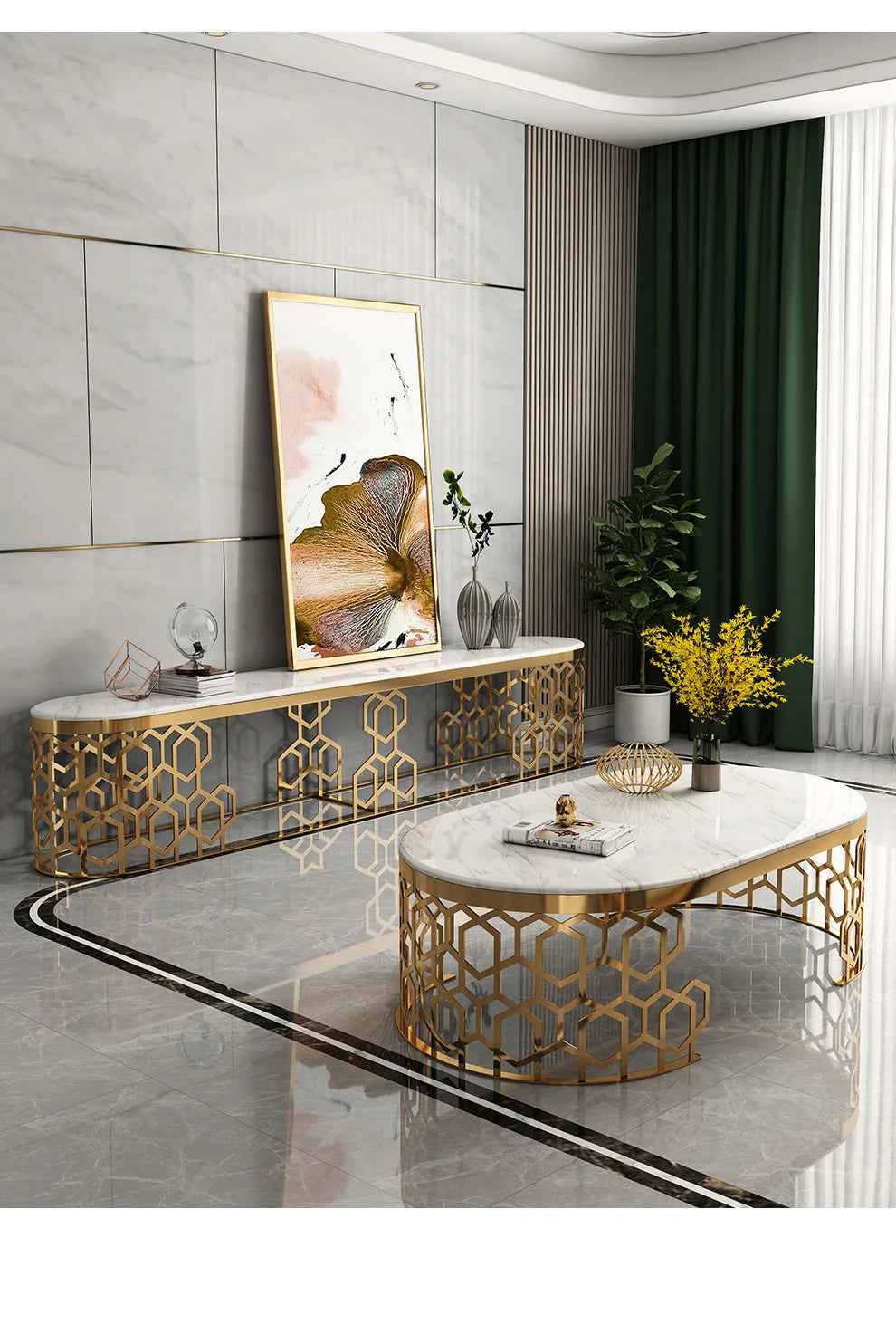 Minimalist Simple Coffee Tables Modern Aesthetic Unique Luxury Coffee Tables Glam Nordic Stolik Kawowy Living Room Furniture