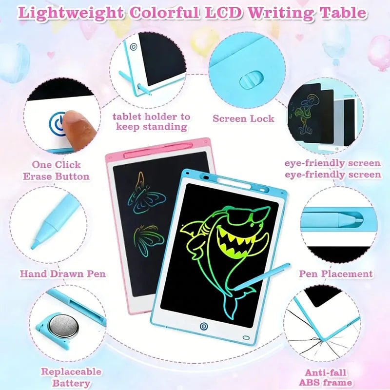 8.5 Inch LCD Writing Tablet Digital Drawing Tablet Handwriting Pads Portable Electronic Doodle Blackboard Travel Educational Toy