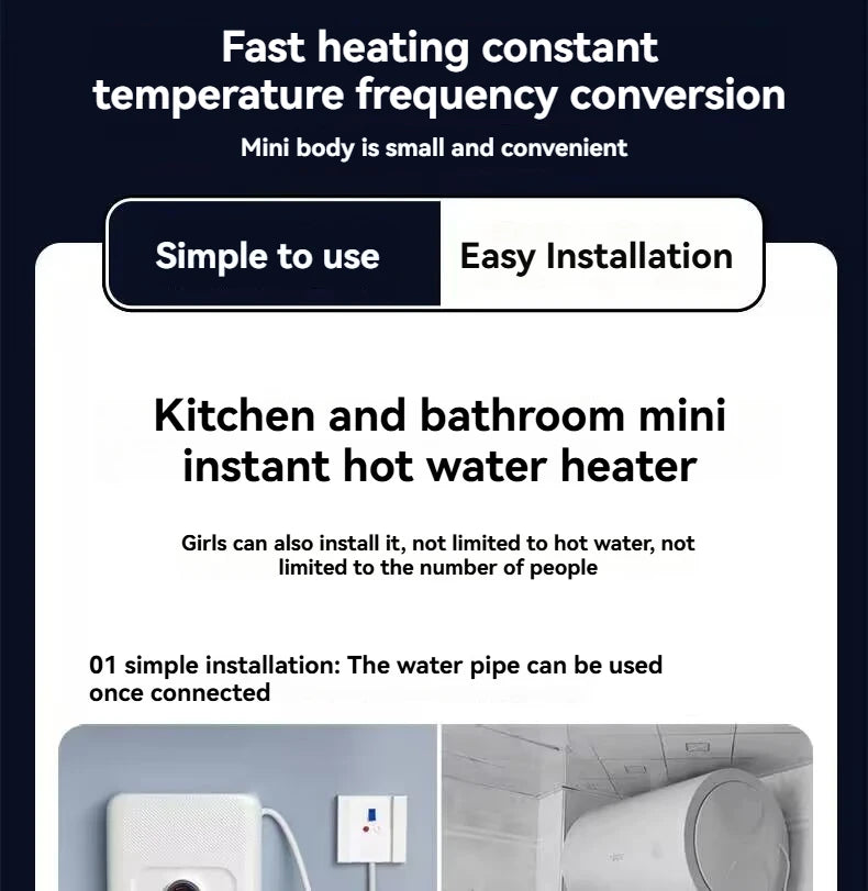 Electric Water Heater Instant Heating With Constant Temperature Variable Frequency Equipment