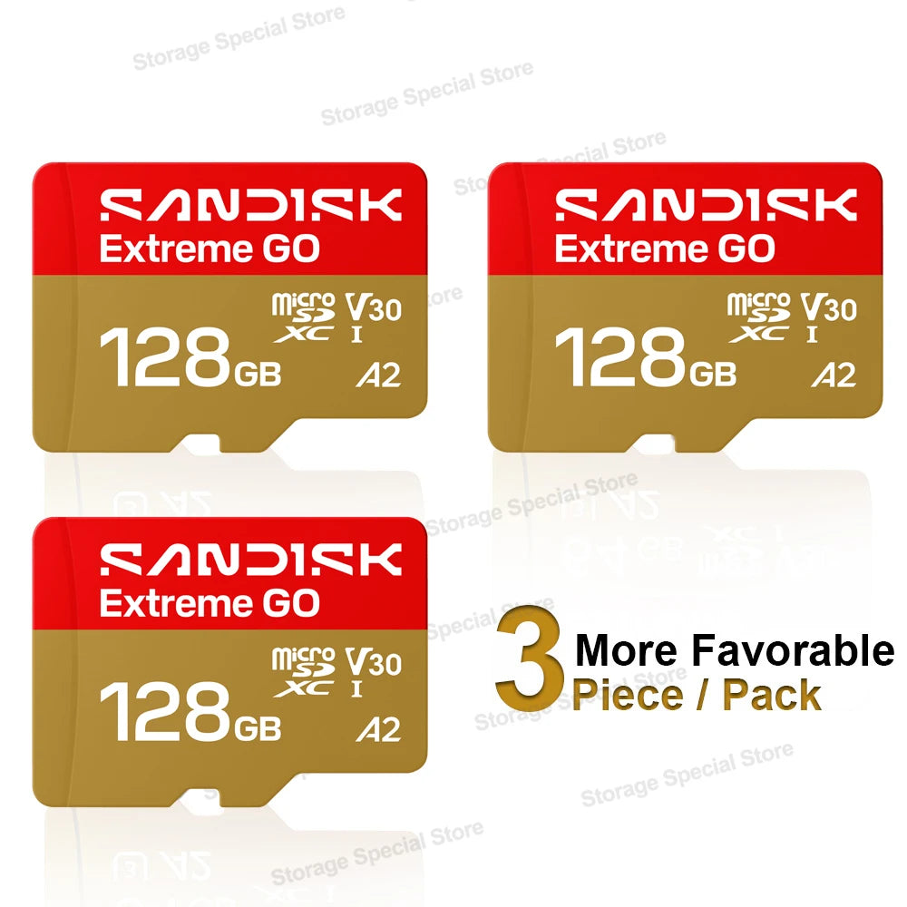Sandisk Extreme micro Memory Card A2 U3 UHS-I Flash Cards USB3.0 4K micro SD Card for Camera GoPro DJI Nintendo Trans Flash Card