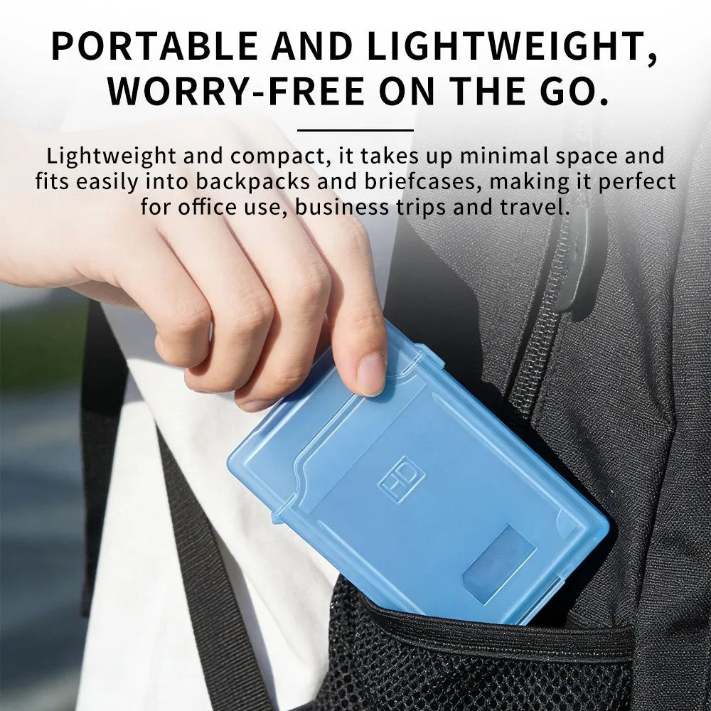2.5Inch Hard Drive Storage Box,Suitable for IDE/SATA Solid State Drives/Mechanical Drives Protection,Dustproof Scratch-Resistant