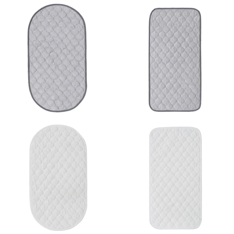 Baby Diaper Mat Waterproof Reusable Bamboo Liner Changing Pat Mattress for Newborn Infant Girls Boys Newborn Portable