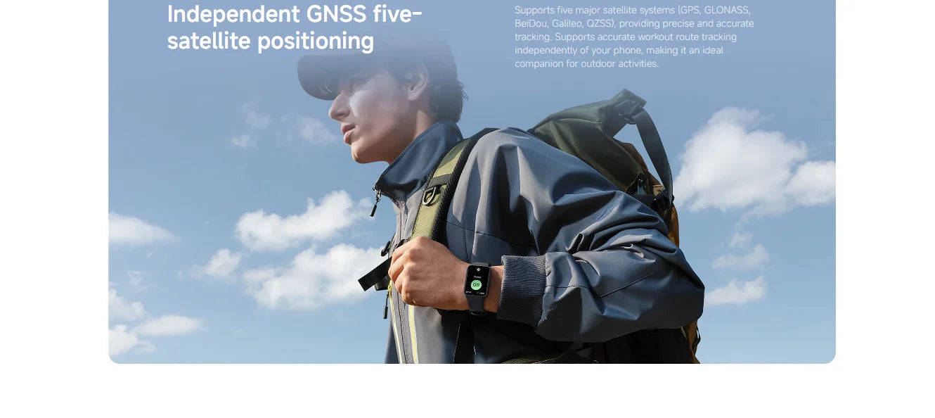 Global version xiaomi band 10 pro Independent GNSS five-satellite positioning Dual-device message sync 1.74" AMOLED display
