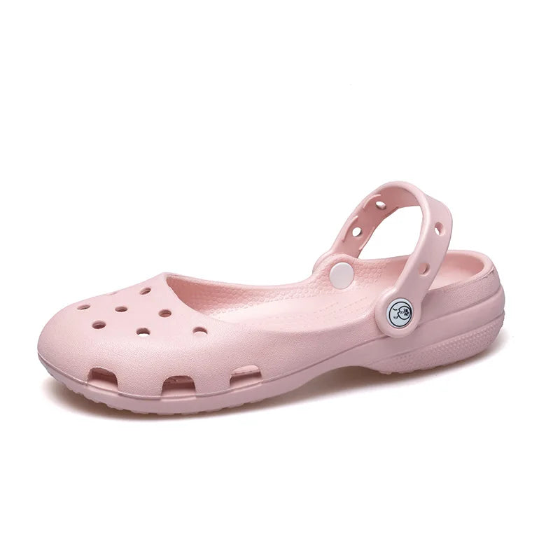 2026 Summer New Women'S Ballet Cave Shoes Mary Jane Eva Durable Anti Slip And Odorous Flat Shoes Beach Shoes For Outdoor Wear