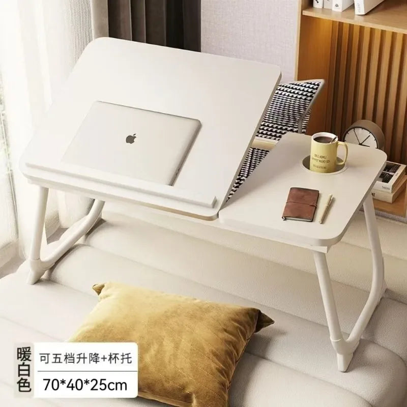 Bed foldable lifting computer desk small table notebook student dormitory lazy study table writing table desk