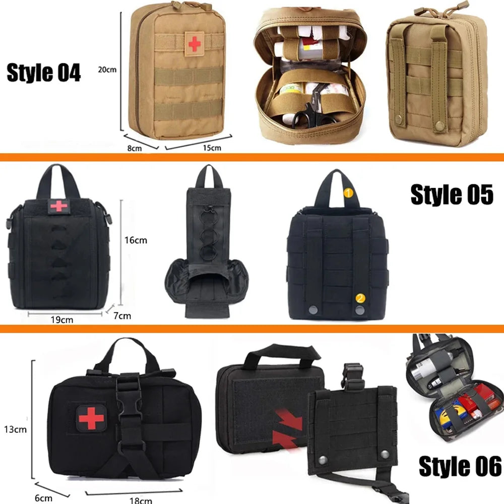 Outdoor Camping Trauma First Aid Kit Multifunctional Equipment Survival Tool Kit Wilderness Survival Emergency Kit