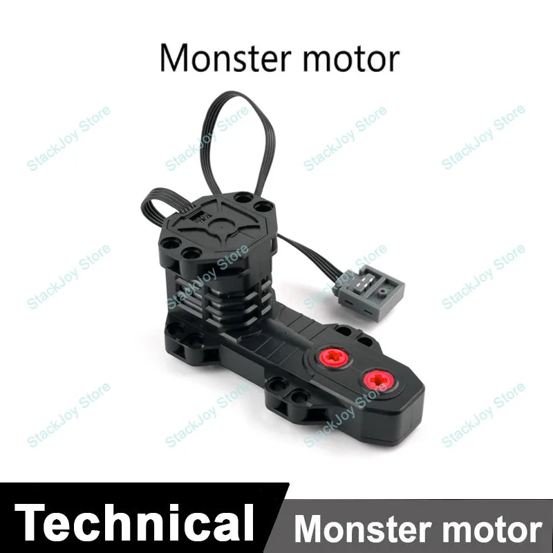 MOC Power Functions M/L/XL Motor Battery Box IR Remote Receiver for RC Car Robot Model Building Blocks Technical Modified Parts