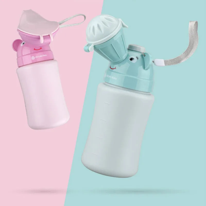 Emergency Portable Kids Urinal Outdoor Car Travel Shrinkable Toilet Pee Bottle 600/750ml Anti-leakage Boy Girl Training Potty