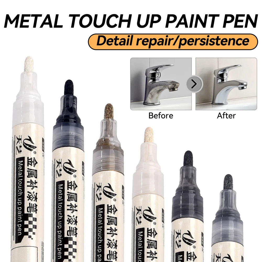 Metal Repair Pen Paint Pen Aluminum Alloy Doors And Windows Security Doors Car Stainless Steel Glasses Frame Scratches Repair