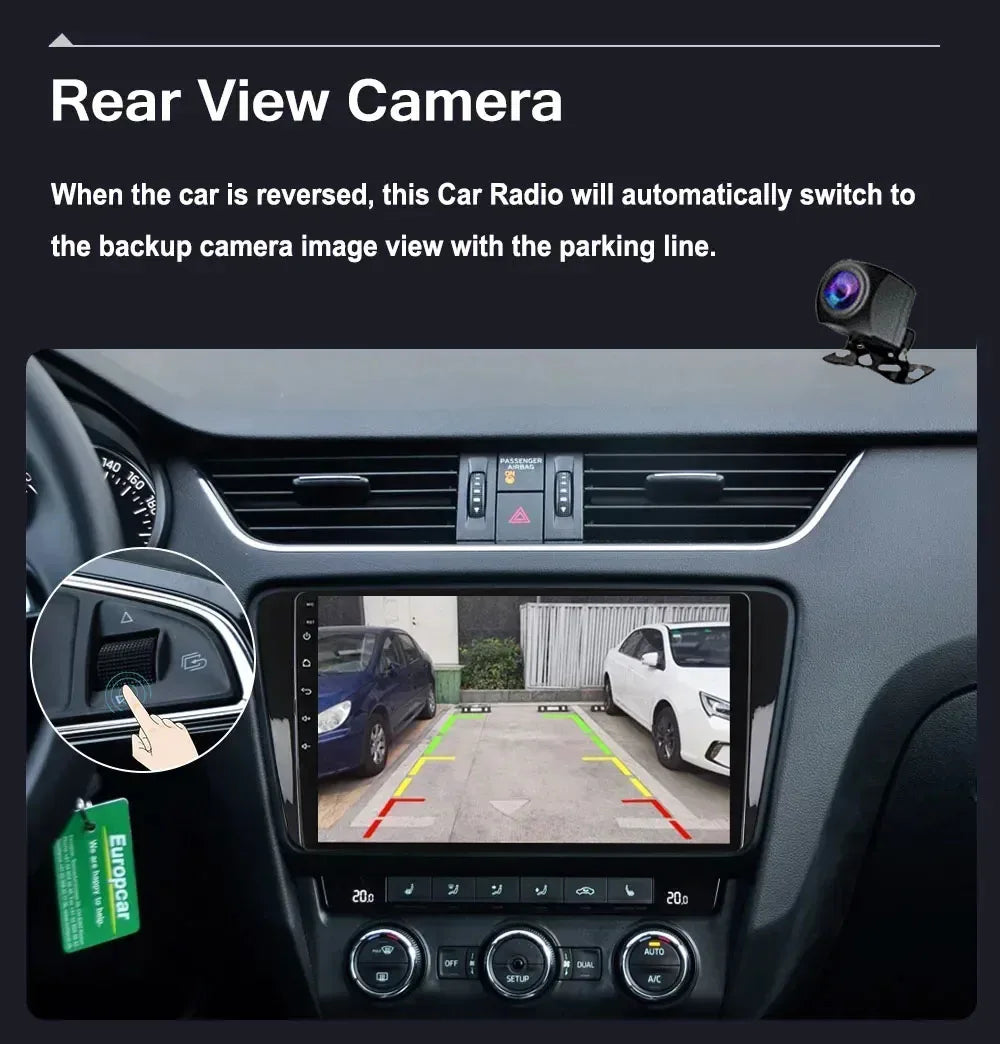 Car Radio Multimedia Player For Toyota Corolla Verso 2004-2009 2 Din 4G Carplay Wifi Navigation GPS Android Autoradio Head Unit
