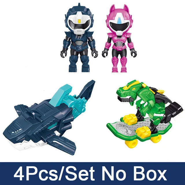 Korea Anime Mini Force Super Dino Power Car Dinosaur Model Action Figures Dolls MiniForce X Collection Toys Children Gift