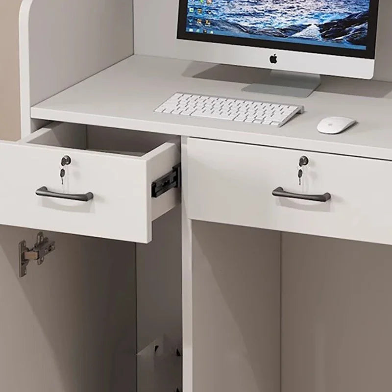 Salon Hairs Reception Desk For Modern Salon Professional Bar Counter Beauty Luxury Simple Resepsiyon Masası Commercial Furniture