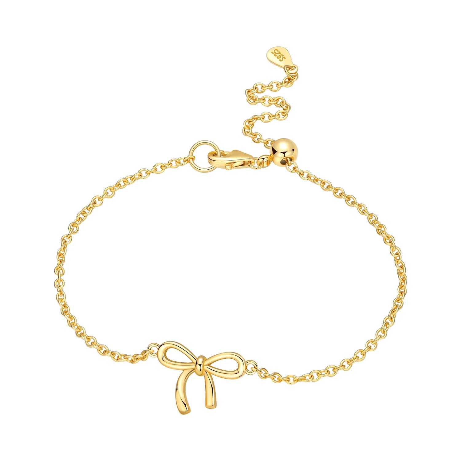 Original 925 Sterling Silver Zirconia Tennis Chain Bracelet for Women Adjustable Gold Color Hot Sale Ideal Birthday Party Gifts