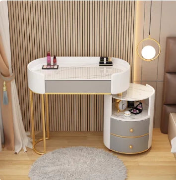 Bedroom Wooden Dressing Table Drawer Girls Led Light Standing Dressing Table Mirror Makeup Mesa De Maquillaje Rome Furniture