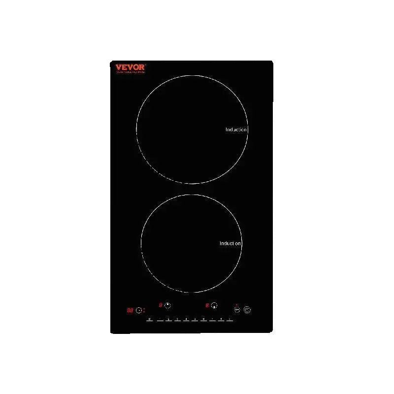 SucceBuy 2 Burners Electric Induction Cooktop Stove Hob Built-in Burner Cooker Sensor Touch Control Magnetic Cooker Hot Plate