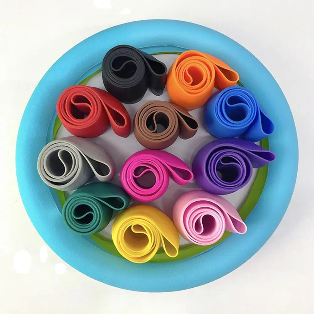 19 Color Car Silicone Steering Wheel Cover For Summer Fashion Sweat Absorbent Non-slip Handle Cover General DIY Parts