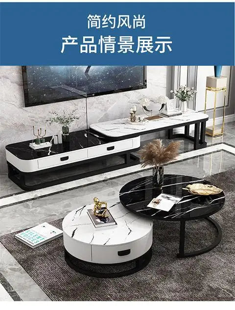 Frame Aesthetic Coffee Table Round Unique Floor Display Coffee Table Round Big Mesa Centro Salon Furniture Accessories