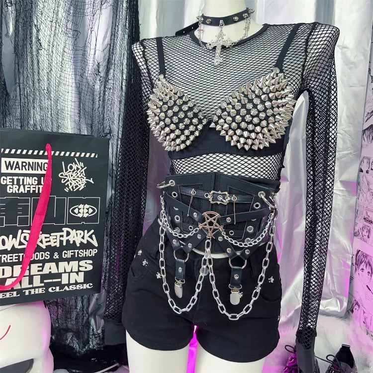 New Underwear Bras Newest Sexy Lingerie Women'S Rhinestone Cover Bra Top Silver Plunge Wire Free Bralete Fashion Sequined