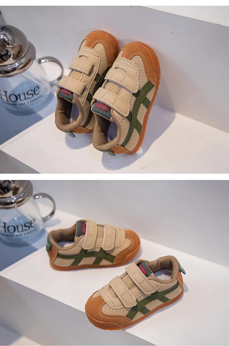 Children's Sneakers Boys Girls Soft Sole Non-slip Casual Student Running Shoes Baby Kids School Sports Shoes Warm Cotton Shoes