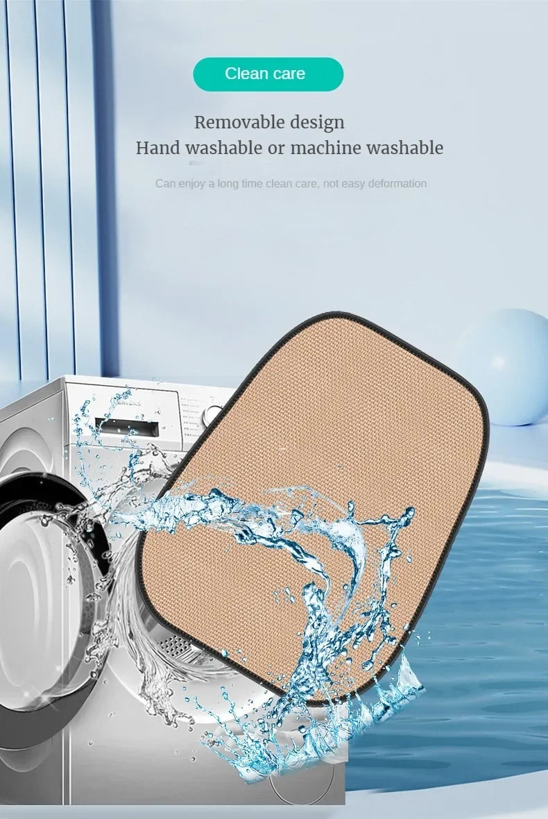 Breathable Ice Silk Car Seat Cushion Non-slip and Wear-resistant  Car Seat Cover, Square / Long / 3-Piece Set Available