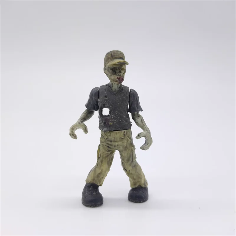 5pcs no repeat 5-6cm walking zombie action Figures Dolls PVC kids collection model toy
