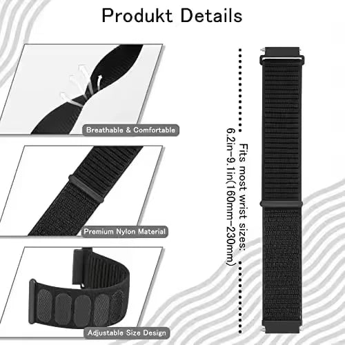 Nylon Strap For Xiaomi Watch 5/ 2 Pro/color 2/S1 Active S2 S3 S4 Sport Braided Bracelet For Xiaomi Watch 22mm Breathable Bands