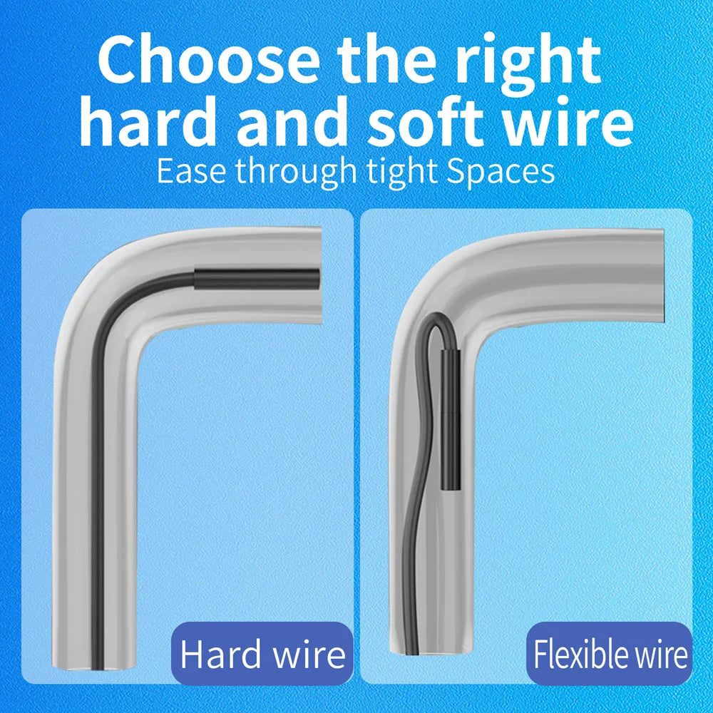 Industrial Endoscope Camera with two port for iOS/Android System HD 960P Inspection Sewer Borescope Camera for Checking Car