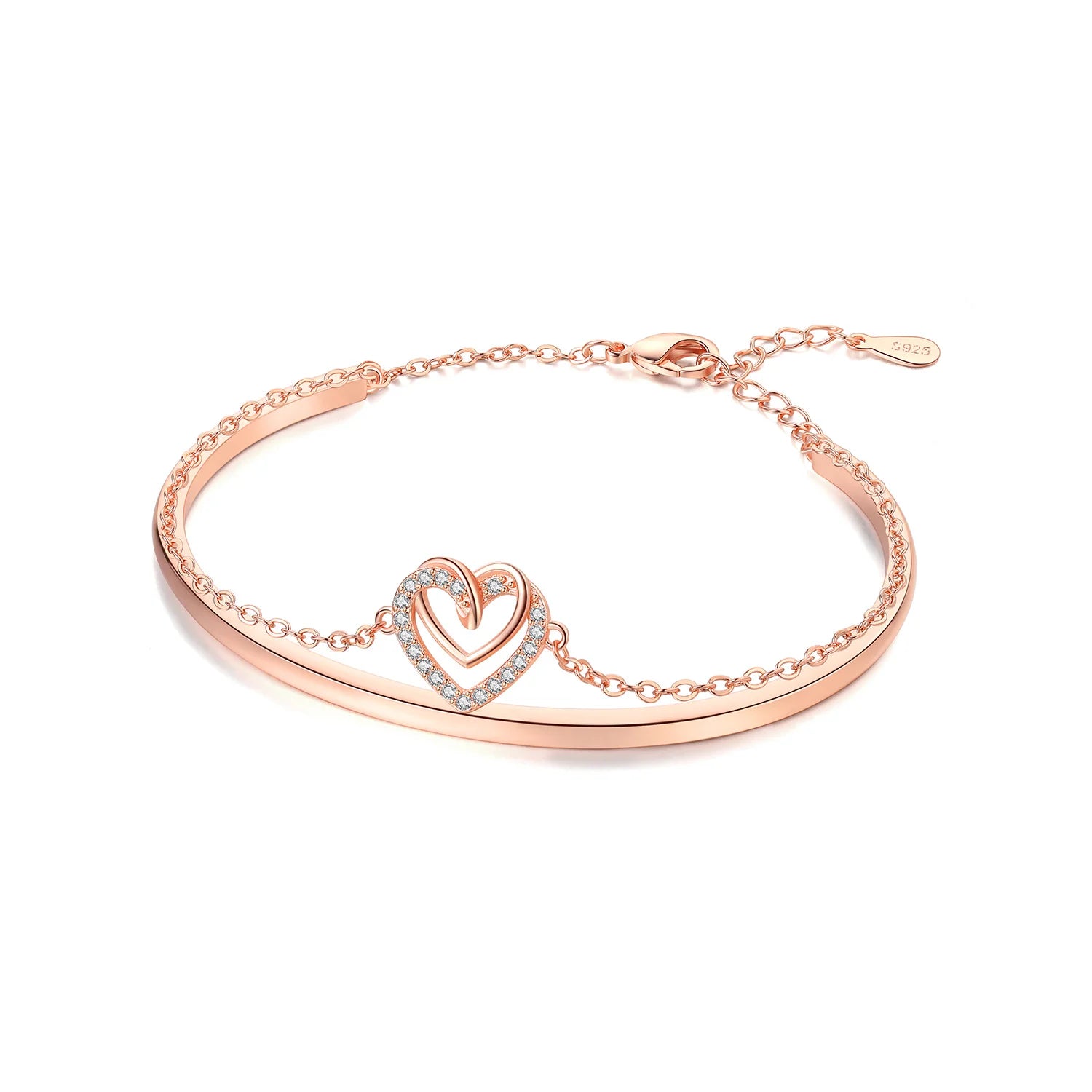 Original 925 Sterling Silver Zirconia Tennis Chain Bracelet for Women Adjustable Gold Color Hot Sale Ideal Birthday Party Gifts