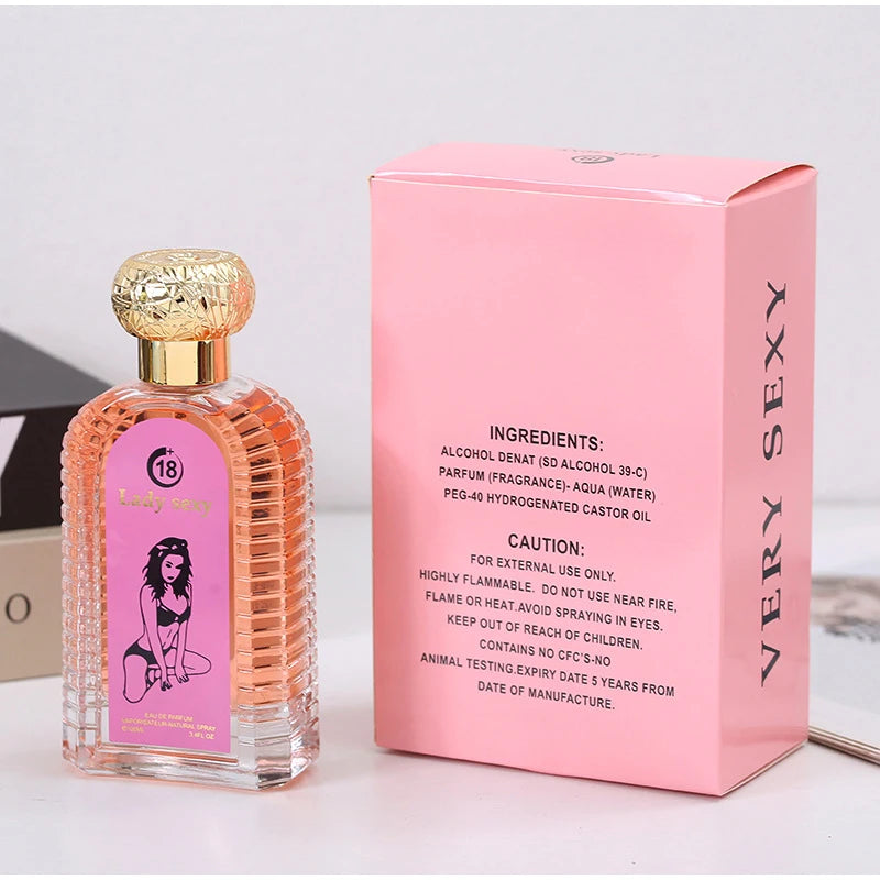 Hot Sexy Women Charming Perfume Spray,Arab Dubai Eau De Parfum,Floral Scent,Lemon/Cinnamon/ Agarwood/Pine Wood Fragrance Mist