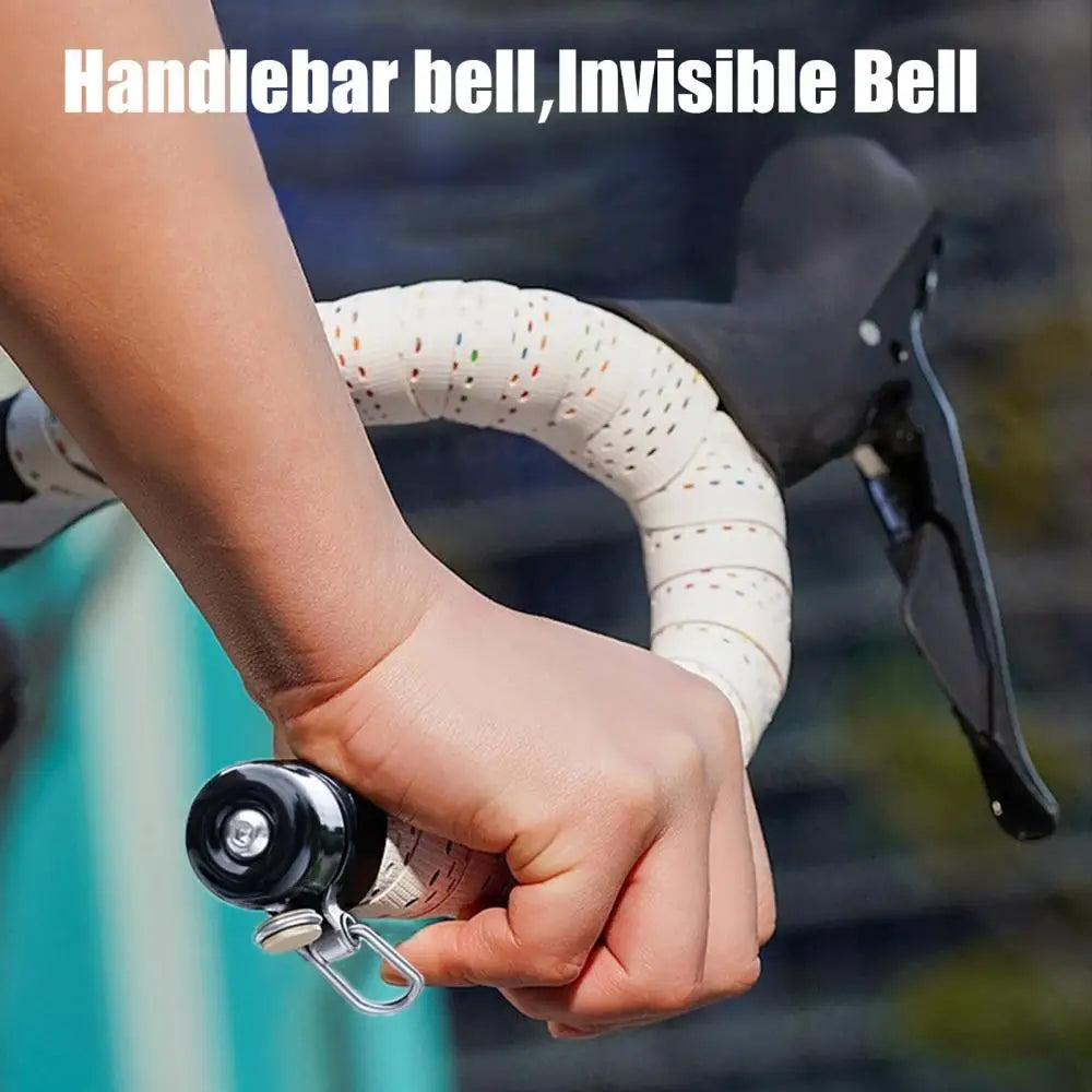 Bicycle Handlebar Plug Bell MTB Road Bike Curved Handlebars Blocked Bell Waterproof Loud Alarm Safety Horn Bicycle Accessories