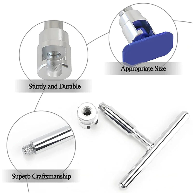 Manual tool combination kit for car dent repair, body sheet metal machinery, glue gun, unpainted drawing tool set