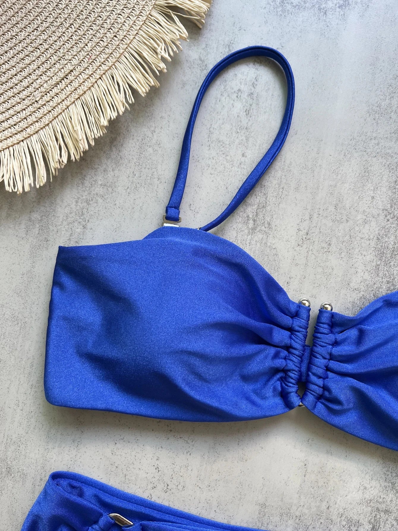 Bandeau Bikini Push Up Women Swimsuits 2026 Sexy Female Swimwear Brazilian Bikini Set Thong Biquini Swim Suits Solid Beachwear